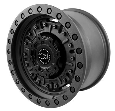 Black Rhino Abrams Textured Matte Gunmetal Wheels - S0020