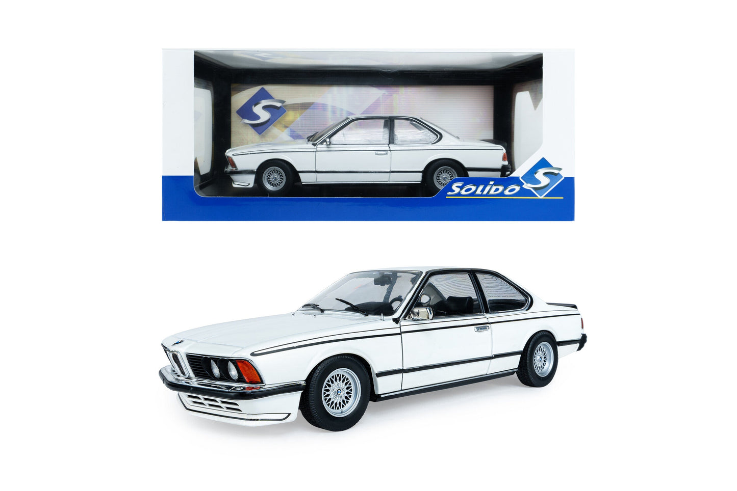 Solido 1984 BMW 635 CSI (E24) White 1:18