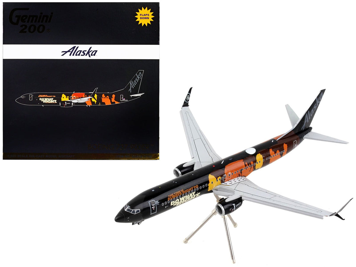 Rapid Vehicles Boeing 737-900ER Commercial Aircraft with Flaps Down "Alaska Airlines - Our...
