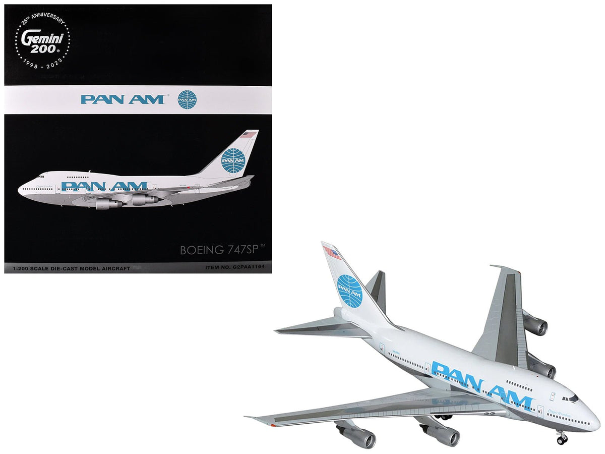Rapid Vehicles Boeing 747SP Commercial Aircraft "Pan American Airways" (N531PA) White with Blue...