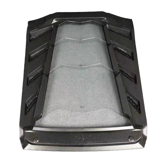 Carbon Fiber Rear Engine Hood Cover for Lamborghini Huracan LP580 LP610 LP640