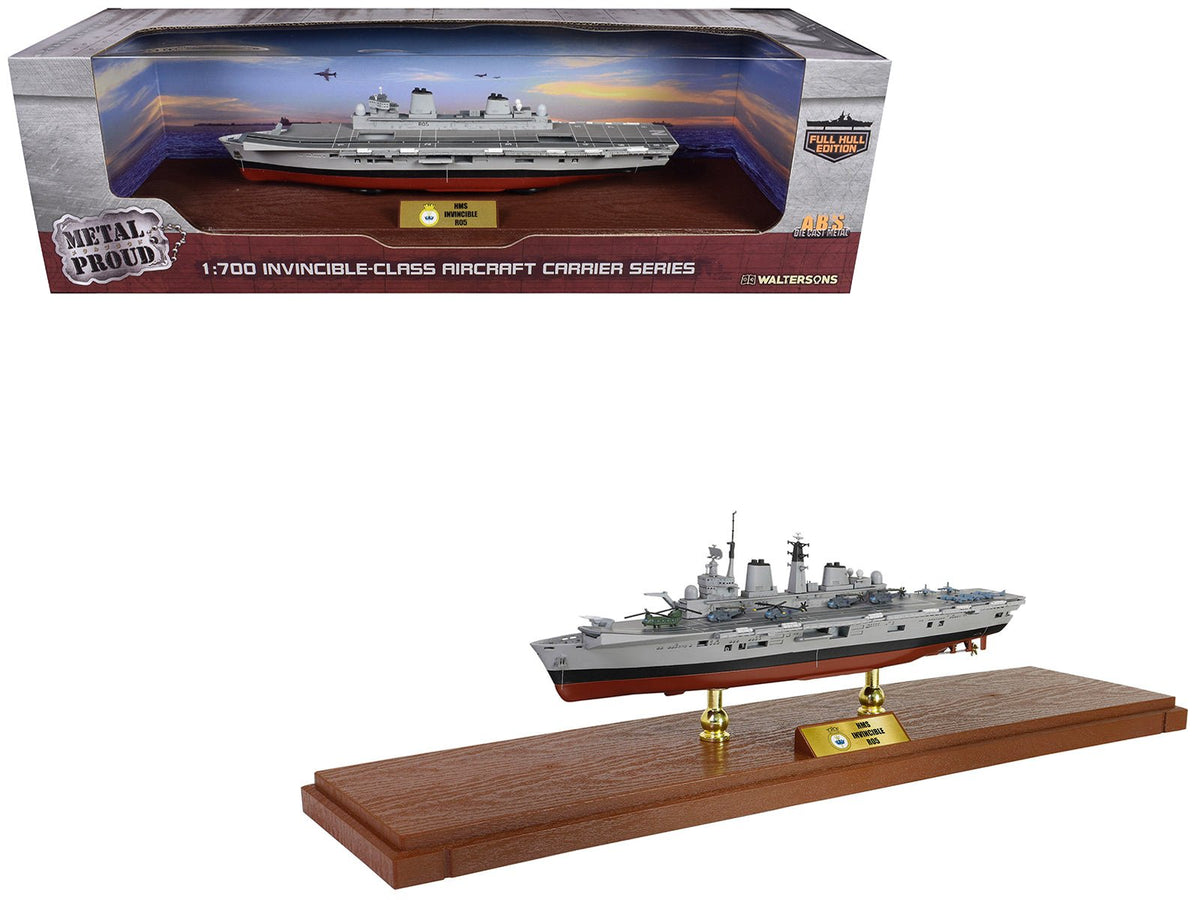 Rapid Vehicles British HMS Invincible (R05) Aircraft Carrier Full-Hull Edition "Falklands War"...