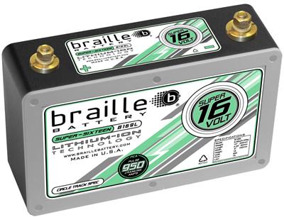 Braille Battery No-Weight Standard Batteries - B169L