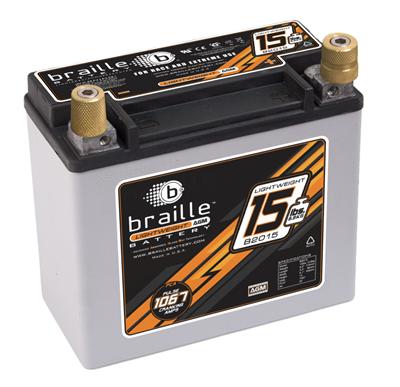 Braille Battery No-Weight Standard Batteries - B2015