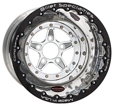 Billet Specialties Comp 5 Series Polished Double Beadlock Wheels - CDB035106540