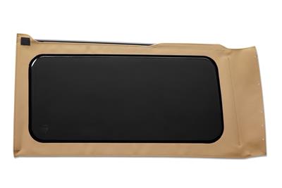 Bestop OE Replacement Windows; Jeep 2018-23 Wrangler JL (Quarter Left Hand; 2-Door; Tan Twill - 5830771