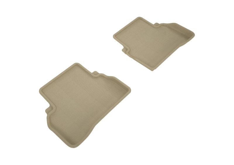 FR SPORT 3D MAXpider 2015-2020 Mercedes Benz C-Class Sedan W205 Kagu 2nd Row Floormats - Tan...