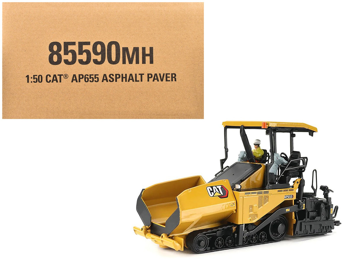 Rapid Vehicles CAT Caterpillar AP655F Asphalt Paver Yellow "Core Classics" Series 1/50 Diecast...