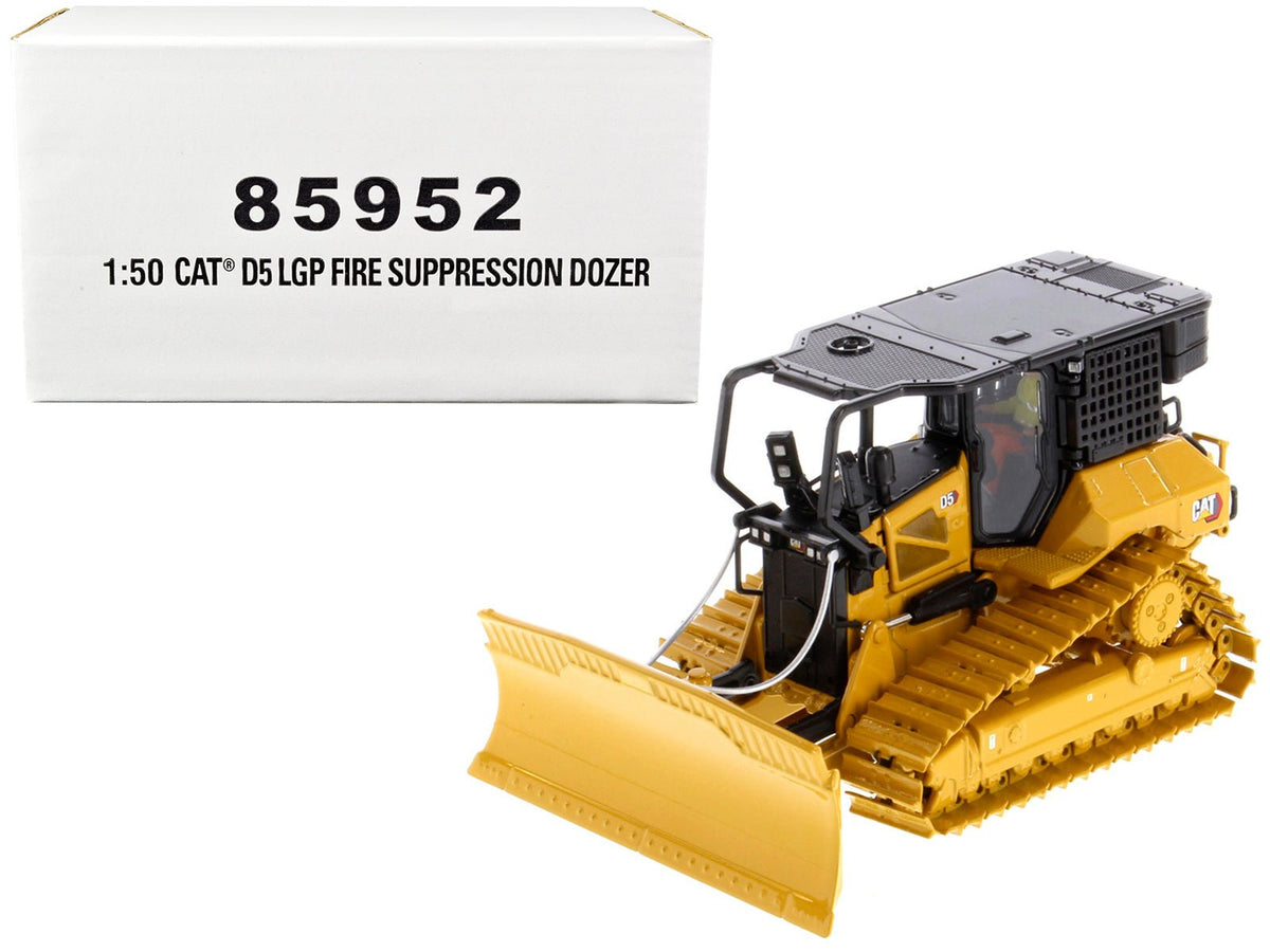 Rapid Vehicles CAT Caterpillar D5 LGP Track Type Tractor Fire Dozer Yellow with Operator "High...