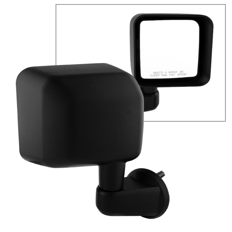 FR SPORT SPYDER Xtune Jeep Wrangler 07-15 OE Mirror Black Manual Right MIR-25012-821-M-R 9935091