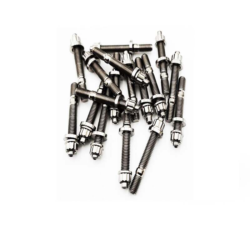 BLOX Racing Xtreme Titanium Studs M8x1.25x65mm 10 Piece Set BXFL-00309-10-TI