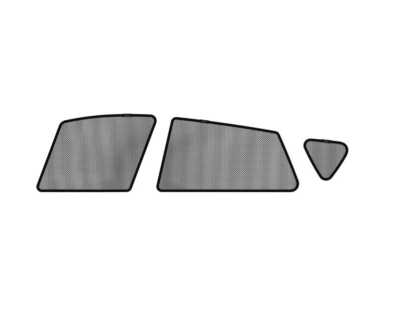 3D MAXpider 2010-2013 Mazda Mazda3 Hatchback Black Sun Shades - Side Windows S1MZ0151
