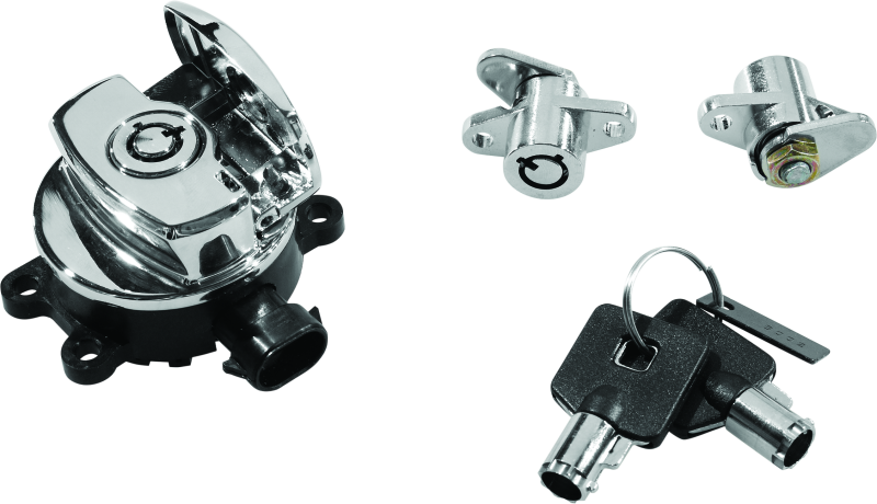 Bikers Choice Ign Switch Sddlbag Lock Kt Chr 483290