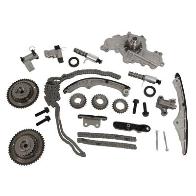 Cloyes Gear Timing Chain Kit, K3 = Timing Chain Kit with VVT and Water Pump - 94226SK3