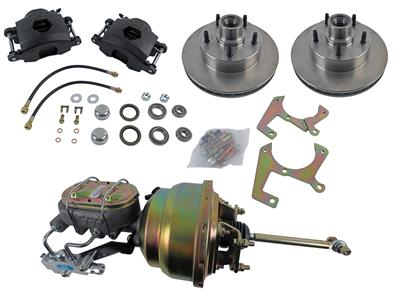 Classic Performance Ford F-100 Front 5-Lug Disc Brake Kits - 6164CBK55