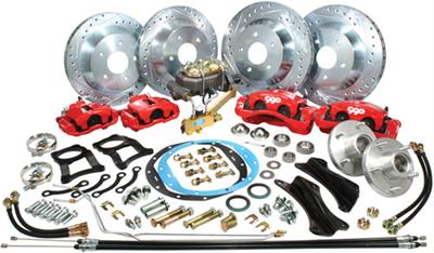 Classic Performance Complete Front and Rear Big Brake Kits - 6872FRBKBBR