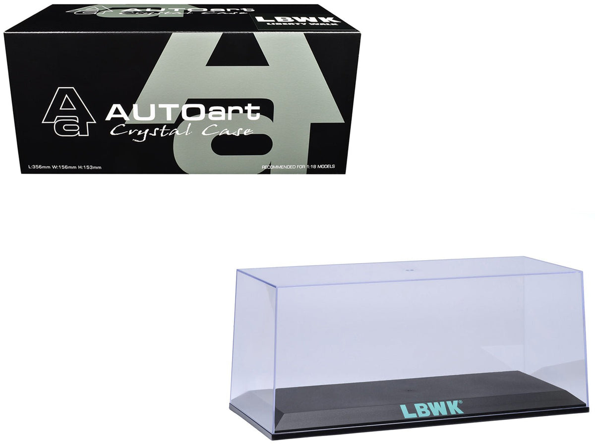 Rapid Vehicles Collectible Display Show Case with Black Plastic Base and Green "LBWK" Logo for...