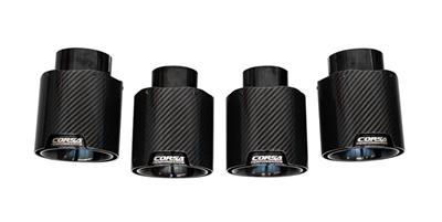 Corsa Exhaust Tips - 21109CFBLK