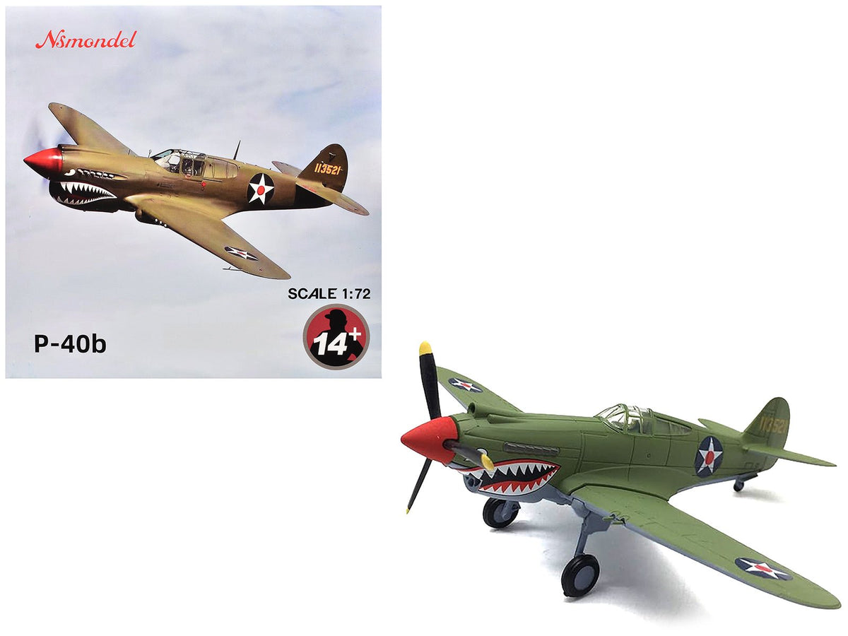 Rapid Vehicles Curtiss P-40E Warhawk Fighter Aircraft "China-Burma-India Theater" (1942) United...