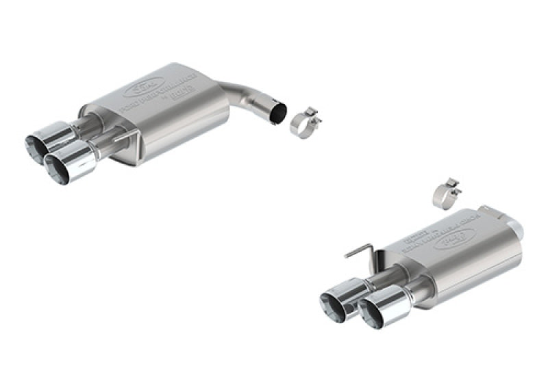 Ford Racing 2024 Mustang 2.3L Sport Non-Active Axle-Back w/GT Valance - Chrome Tip M-5230-M2SCV