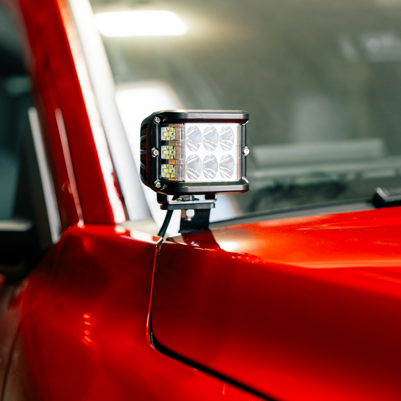 Cali Raised LED Cali Raised 2024+ Toyota Tacoma Ditch Light Bracket Kit - 2 3X2 18W Led Pods / No Switch CR4043