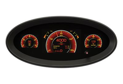 Dakota Digital GRFX Series Universal Elliptical Digital Gauge Kits - GRFX2017