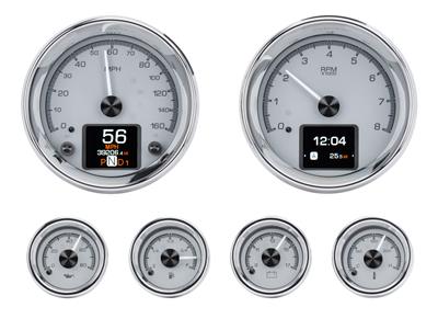 Dakota Digital HDX Series Universal Round Analog Gauge Kits - HDX2024S