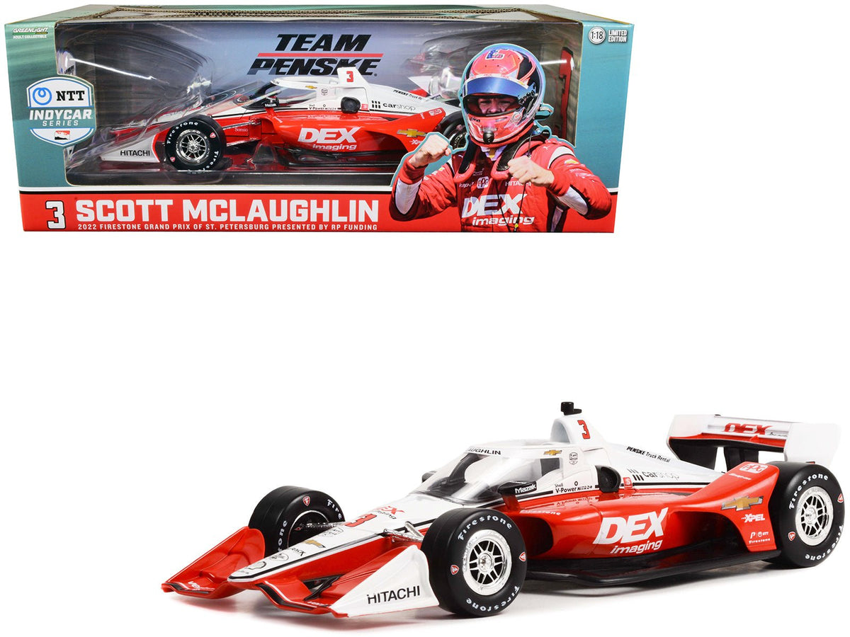 Rapid Vehicles Dallara IndyCar #3 Scott McLaughlin "DEX Imaging" Team Penske (Road Course...