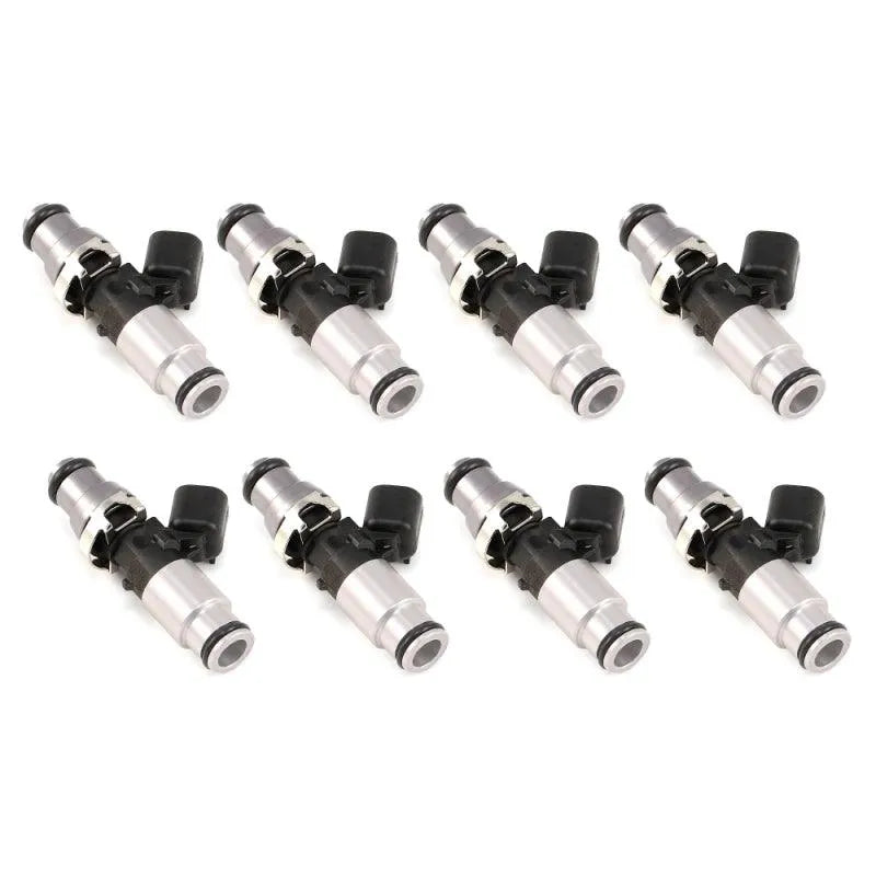 Injector Dynamics 1340cc Injector Hemi 5.7/6.4/6.1L - 60mm Length - 14mm Grey Top - Blue Bottom Adaptor (Set of 8)