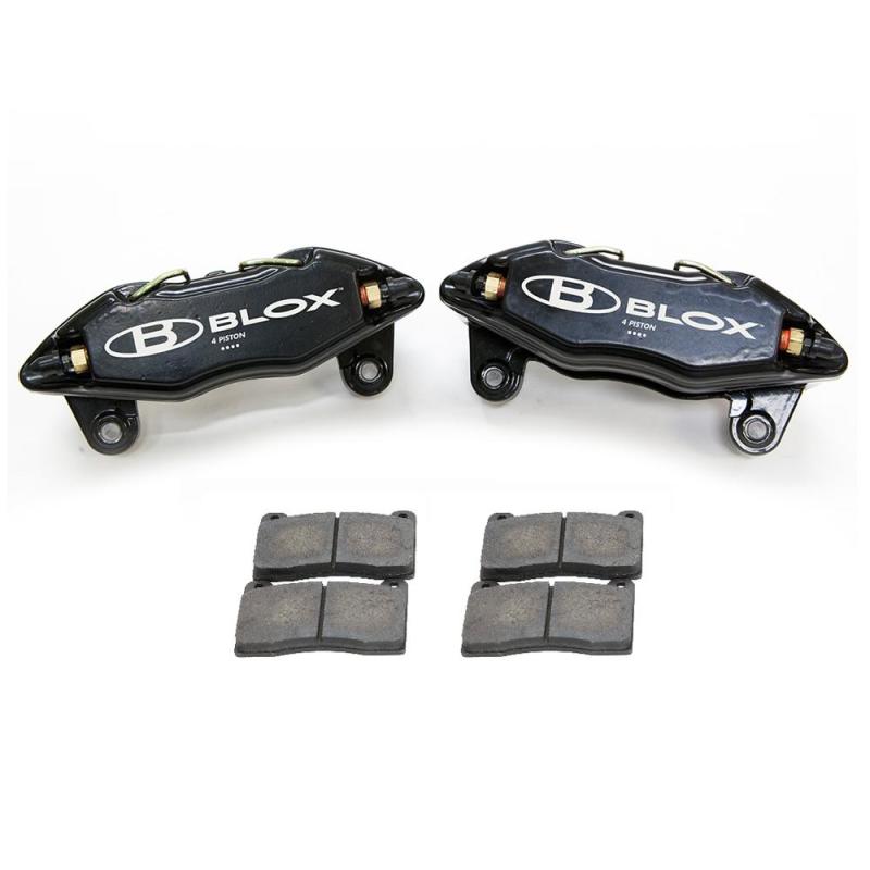 FR SPORT BLOX Racing Forged 4 Piston Calipers and Pads (Fits Honda/Acura 262mm Rotors) BXBS-10500