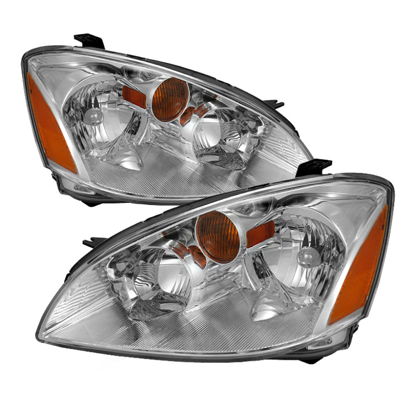 SPYDER Xtune Nissan Altima 02-04 Crystal Headlights Chrome HD-JH-NA02-AM-C 9023996