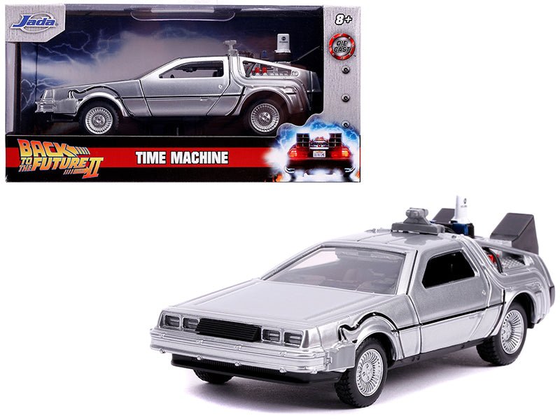 Rapid Vehicles DeLorean DMC (Time Machine) Silver "Back to the Future Part II" (1989) Movie...