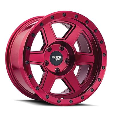 Dirty Life Wheels 9315 Compound Series Crimson Candy Red Wheels - 93152181R