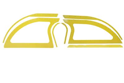 Dominator Race Products Aluminum Sails - Open Style - Left &Right - 805ALYE