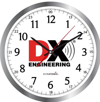 DX Engineering Logo UltrAtomic® Wall Clocks - DXEATOMICCLOCK