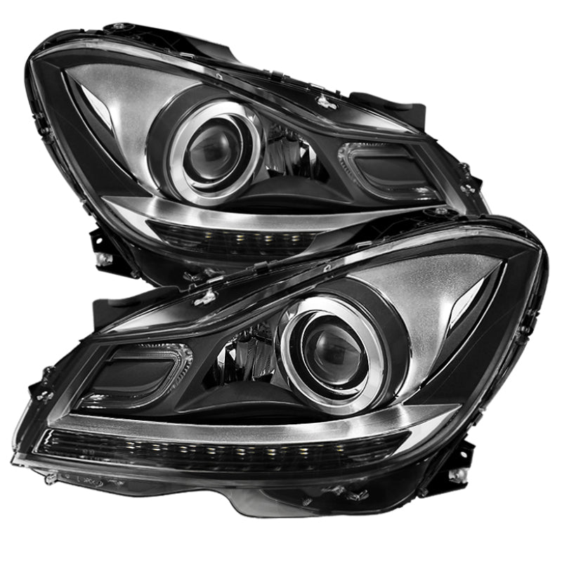 FR SPORT SPYDER Xtune Mercedes Benz C-Class 12-14 OE Projector Headlights (Fit Non-Hid) Chrome...
