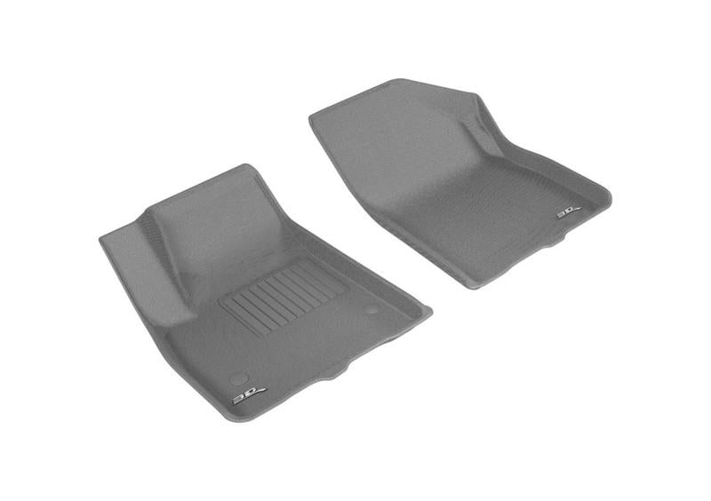 3D MAXpider 2017-2020 GMC/Chevrolet Acadia/Blazer Kagu 1st Row Floormat - Gray L1GM02111501