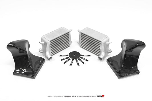 FR SPORT AMS Performance 16-19 Porsche Carrera/Carrera S (991.2) Alpha Intercooler Kit w/Carbon...