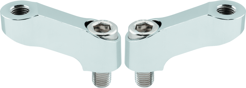 BikeMaster Yamaha Mirror Extension 10mm Pair - Chrome 152464