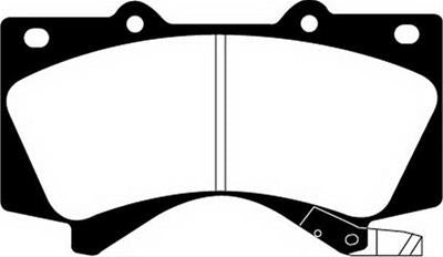 EBC Greenstuff Elite SUV and Light Truck Organic Brake Pads - DP61815