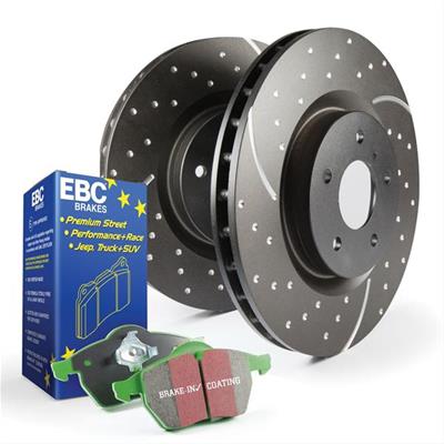 EBC Stage 10 Kits GreenStuff Brake Pads and GD Rotors - S10KF1331