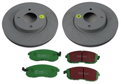 EBC Stage 10 Kits GreenStuff Brake Pads and GD Rotors - S10KF1248