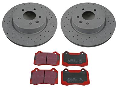 EBC Stage 12 Kits Redstuff Brake Pads and RK Rotors - S12KR1419