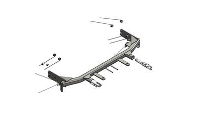 Blue Ox Tow Bar Baseplates - BX3796