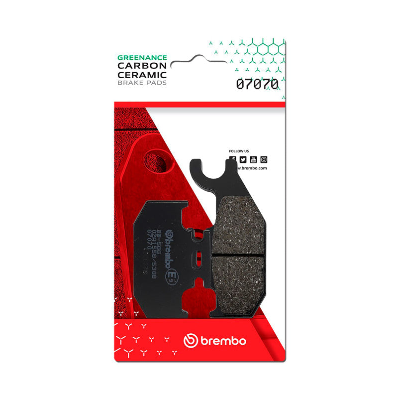 Brembo OE Suzuki Sixteen/Suzuki Uh/Suzuki Ux Carbon Ceramic Brake Pad - Rear 07070