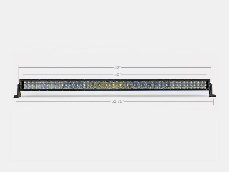 Cali Raised LED Cali Raised 52 Dual Row 5D Optic Osram Led Bar - Spot CR2322