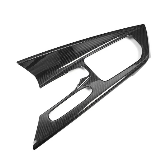 Bull Boost Performance Dry Carbon Fiber Center Console Panel Interior Trim for Chevrolet Corvette...