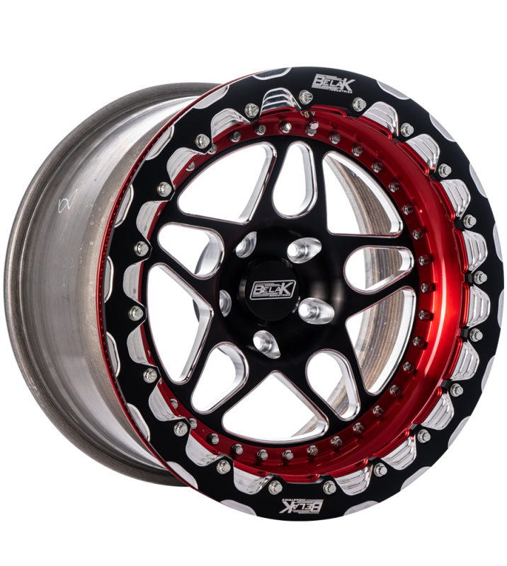 Belak Wheels Belak 13x11 / 5in BS / 5x100 BP / High Pad / Series 3 Wheel - Double Beadlock Billet 13115100S35BS-BLT