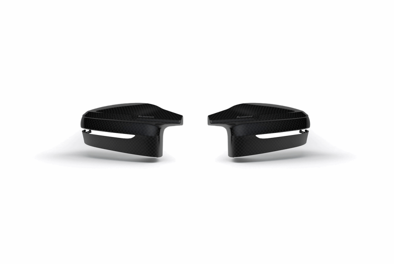 Akrapovic 2021+ BMW (G87) M2, (G80) M3 & (G82) M4 Mirror Cap Set- Gloss Carbon WM-BM/CA/4/G