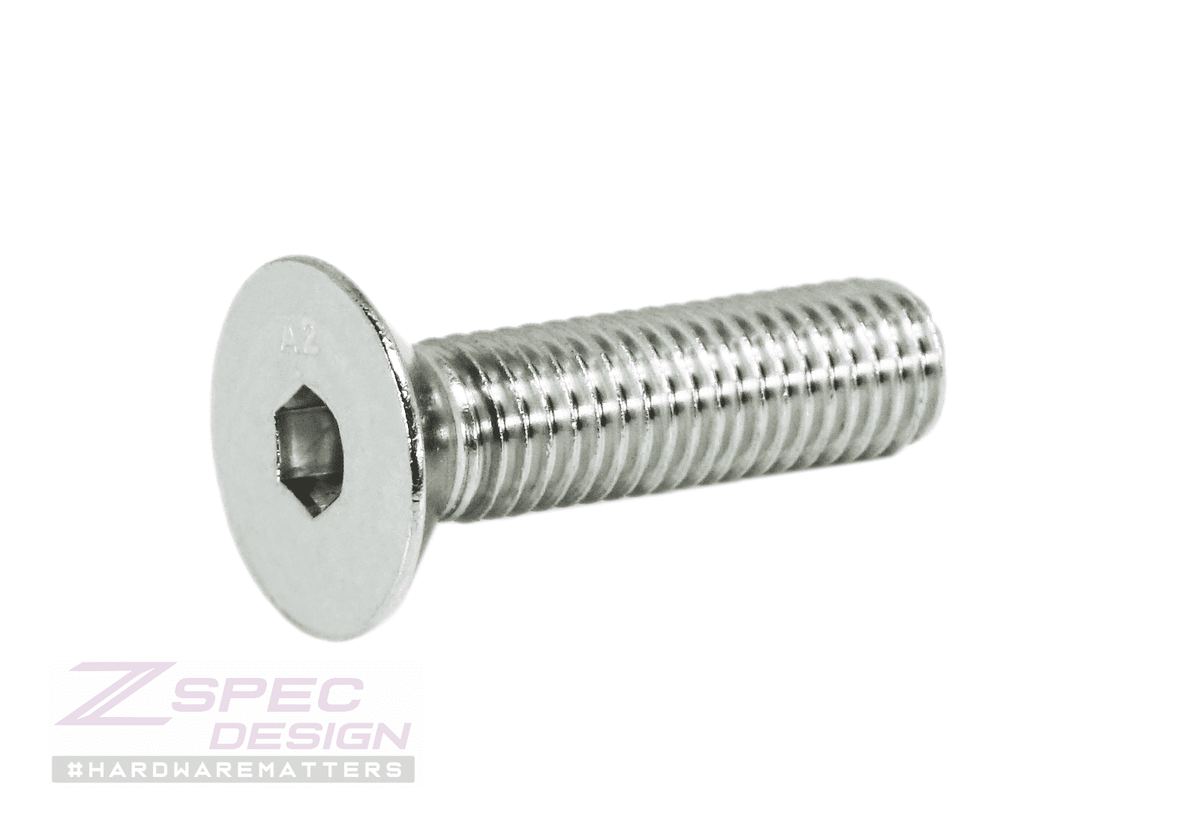 ZSPEC M10-1.5x40mm Flat-Head FHSC Fasteners, Stainless, Per Each